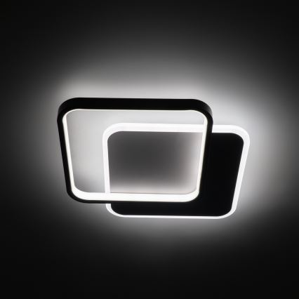 Brilagi - Ściemnialna lampa sufitowa FLARE LED/43W/230V 3000-6000K 39,5x45 cm biała/czarna + pilot zdalnego sterowania