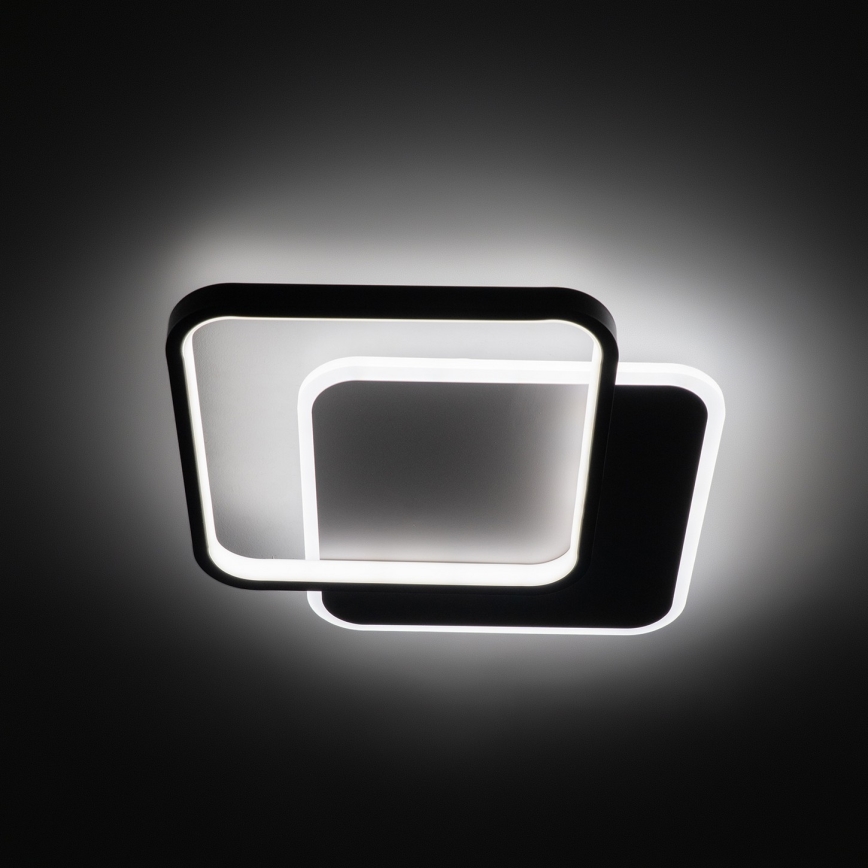 Brilagi - Ściemnialna lampa sufitowa FLARE LED/43W/230V 3000-6000K 39,5x45 cm biała/czarna + pilot zdalnego sterowania