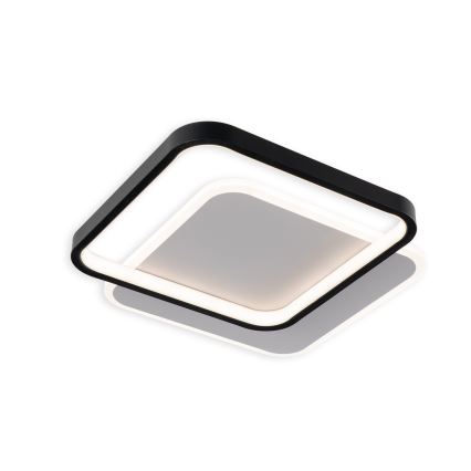 Brilagi - Ściemnialna lampa sufitowa FLARE LED/43W/230V 3000-6000K 39,5x45 cm biała/czarna + pilot zdalnego sterowania