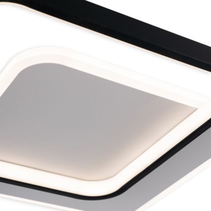Brilagi - Ściemnialna lampa sufitowa FLARE LED/43W/230V 3000-6000K 39,5x45 cm biała/czarna + pilot zdalnego sterowania