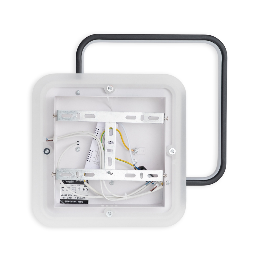 Brilagi - Ściemnialna lampa sufitowa FLARE LED/43W/230V 3000-6000K 39,5x45 cm biała/czarna + pilot zdalnego sterowania