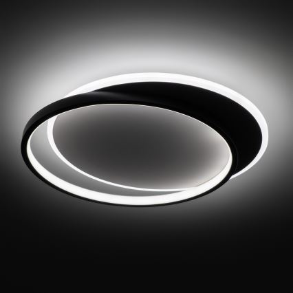 Brilagi - Lampa sufitowa LED FLARE z funkcją ściemniania/48W/230V 3000-6000K 39,5x45 cm biała/czarna + pilot zdalnego sterowania