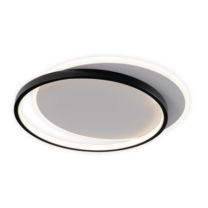 Brilagi - Lampa sufitowa LED FLARE z funkcją ściemniania/48W/230V 3000-6000K 39,5x45 cm biała/czarna + pilot zdalnego sterowania