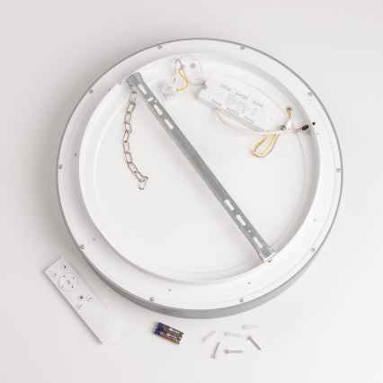 Brilagi - ściemnialny plafon LED FALCON LED/40W/230V 3000-6500K Ø 45 cm szary + pilot zdalnego sterowania