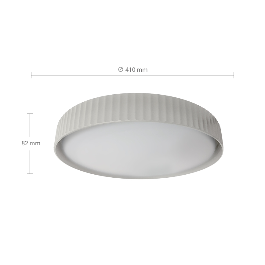 Brilagi - ściemnialna oprawa sufitowa LED LUCIA LED/48W/230V 3000–6500K, średnica 41 cm, biała + pilot zdalnego sterowania