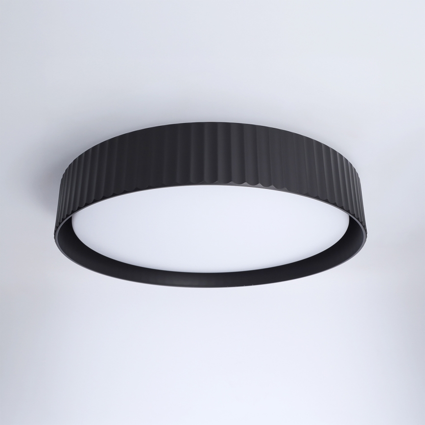 Brilagi - ściemnialna lampa sufitowa LED LUCIA LED/48W/230V 3000-6500K śr. 41 cm czarna + zdalne sterowanie