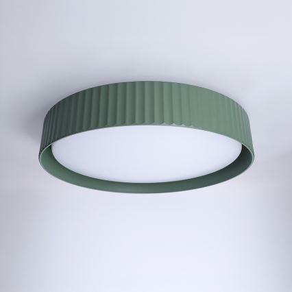 Brilagi - LED ściemnialna lampa sufitowa LUCIA LED/48W/230V 3000-6500K Ø 41 cm zielona + zdalne sterowanie