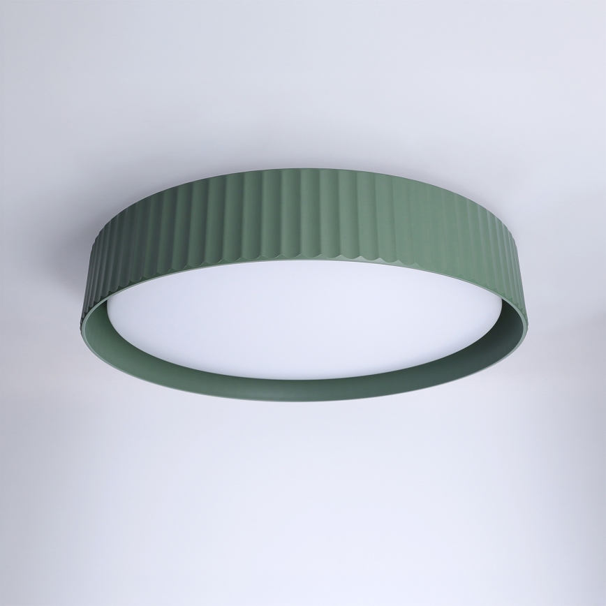 Brilagi - LED ściemnialna lampa sufitowa LUCIA LED/48W/230V 3000-6500K Ø 41 cm zielona + zdalne sterowanie