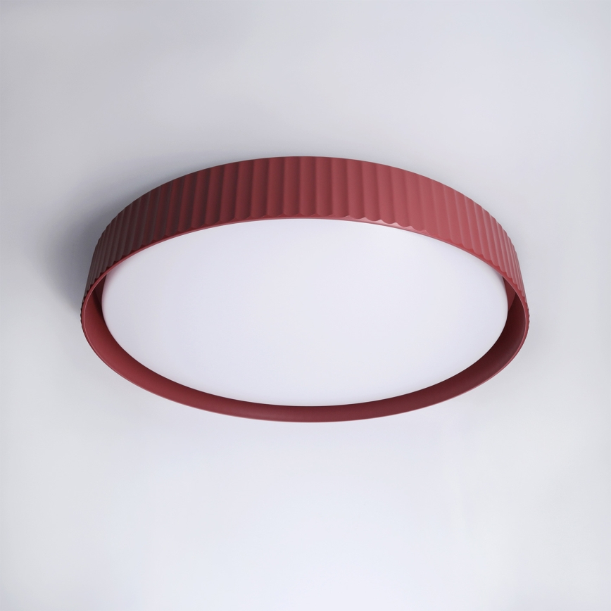 BRILAGI - Ściemnialna lampa sufitowa LED LUCIA LED/60W/230V 3000-6500K śr. 59 cm czerwona + pilot zdalnego sterowania
