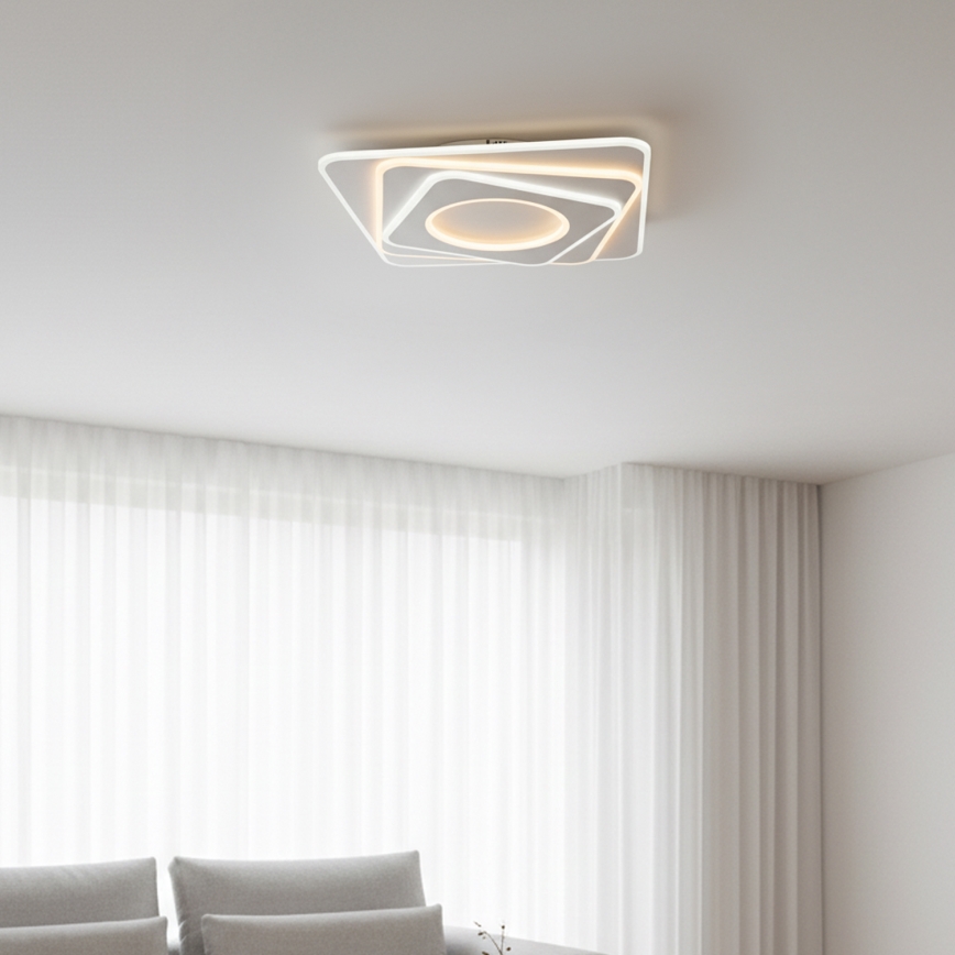 Brilagi - LED ściemnialna oprawa sufitowa MODERN LED/100W/230V 3000-6000K 48x48 cm + zdalne sterowanie