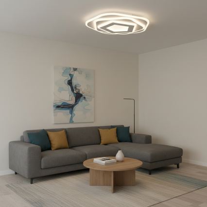 Brilagi - ściemnialna oprawa sufitowa LED MODERN LED/64W/230V 3000-6000K śr. 40 cm + pilot zdalnego sterowania