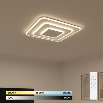 BRILAGI - LED Ściemnialna oprawa sufitowa MODERN LED/72W/230V 3000-6000K 46,6x46,6 cm + zdalne sterowanie
