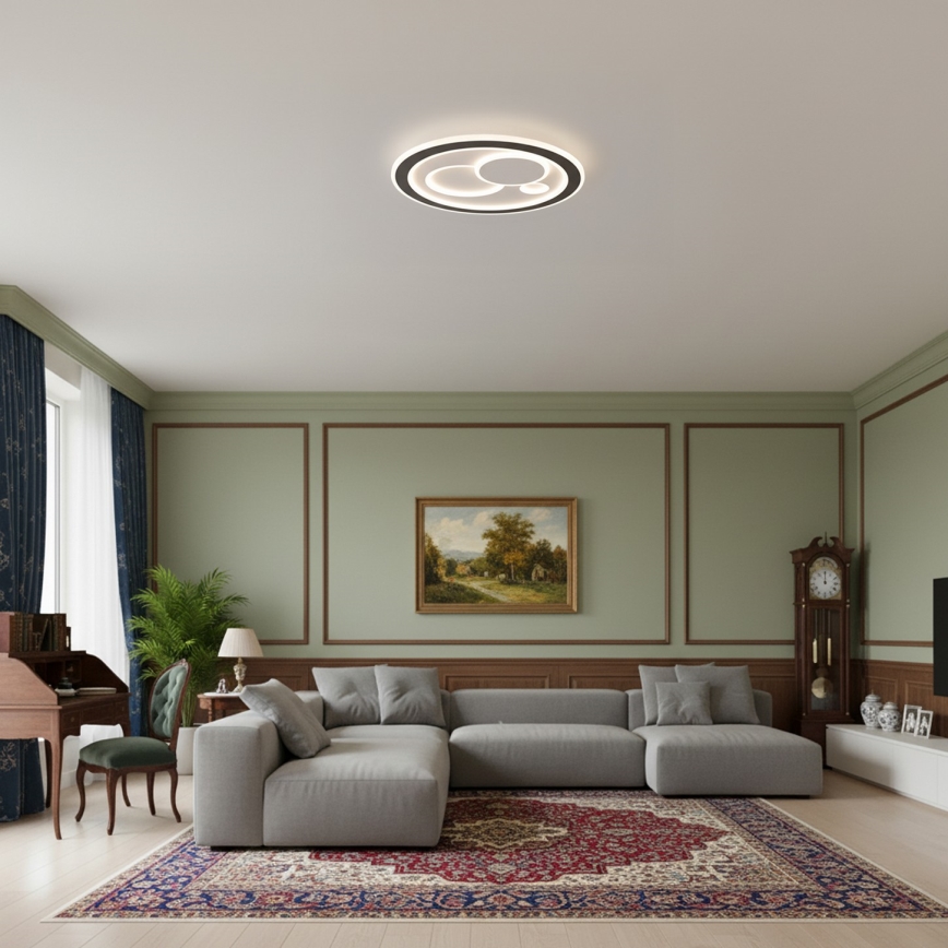 Brilagi - ściemnialna oprawa sufitowa LED MODERN LED/89W/230V 3000–6000K śr. 47 cm + pilot zdalnego sterowania