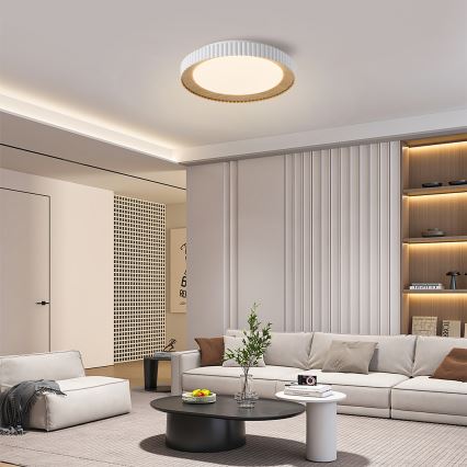 Brilagi - ściemnialna oprawa sufitowa LED NEXO LED/48W/230V 3000-6000K biała śr. 43 cm + pilot zdalnego sterowania