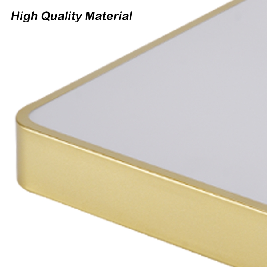 Brilagi - ściemnialna lampa sufitowa LED POOL LED/36W/230V 3000-6000K 40x40 cm złota + pilot zdalnego sterowania