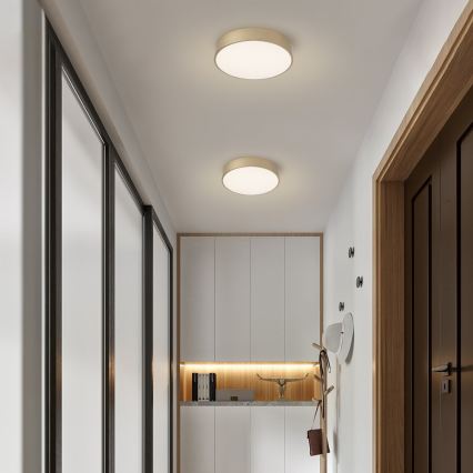 Brilagi - Lampa sufitowa LED ściemnialna POOL LED/36W/230V 3000–6000K Ø 30 cm, złota + pilot zdalnego sterowania
