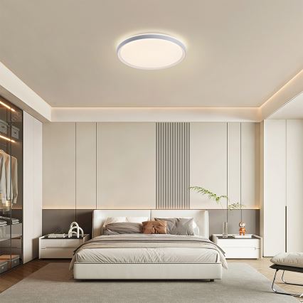 Brilagi - LED ściemnialna lampa sufitowa RIVO LED/72W/230V 3000-6000K biała śr. 50 cm + pilot zdalnego sterowania