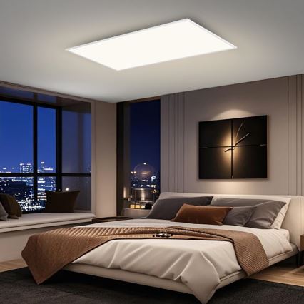 Brilagi - LED ściemnialna oprawa sufitowa SLIMFRAME LED/80W/230V 120x60 cm 3000-6000K biała + pilot zdalnego sterowania