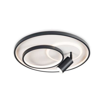 Brilagi - Ściemnialna lampa sufitowa UNITY LED/60W/230V + 1xGU10/3W 3000-6000K Ø 50 cm biała/czarna + pilot zdalnego sterowania