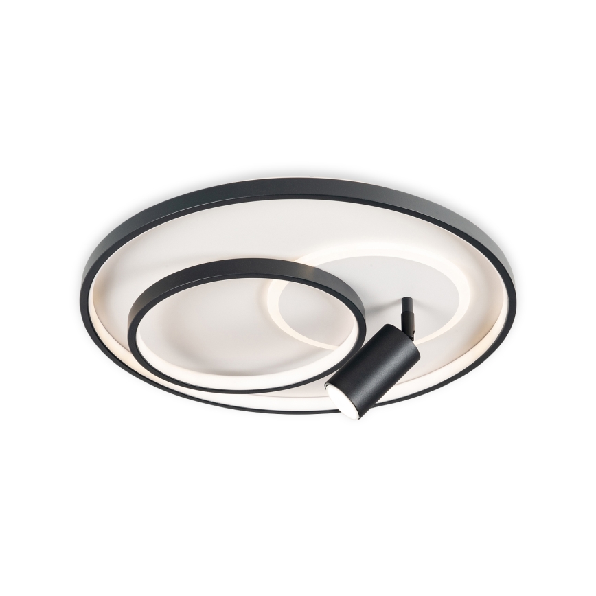 Brilagi - Ściemnialna lampa sufitowa UNITY LED/60W/230V + 1xGU10/3W 3000-6000K Ø 50 cm biała/czarna + pilot zdalnego sterowania