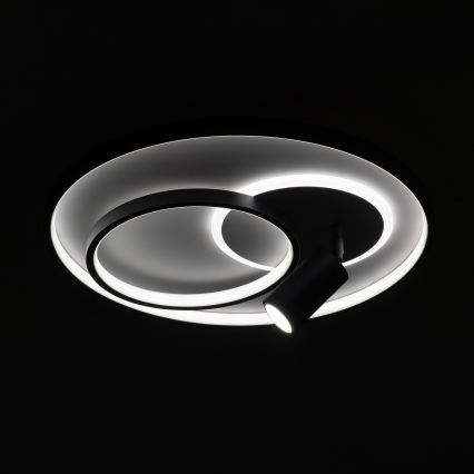 Brilagi - Ściemnialna lampa sufitowa UNITY LED/60W/230V + 1xGU10/3W 3000-6000K Ø 50 cm biała/czarna + pilot zdalnego sterowania