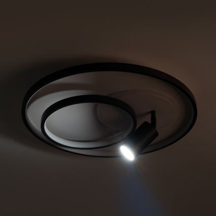 Brilagi - Ściemnialna lampa sufitowa UNITY LED/60W/230V + 1xGU10/3W 3000-6000K Ø 50 cm biała/czarna + pilot zdalnego sterowania