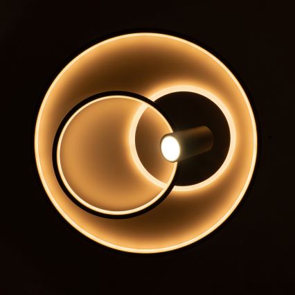 Brilagi - Ściemnialna lampa sufitowa UNITY LED/60W/230V + 1xGU10/3W 3000-6000K Ø 50 cm biała/czarna + pilot zdalnego sterowania