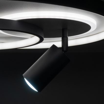 Brilagi - Ściemnialna lampa sufitowa UNITY LED/60W/230V + 1xGU10/3W 3000-6000K Ø 50 cm biała/czarna + pilot zdalnego sterowania