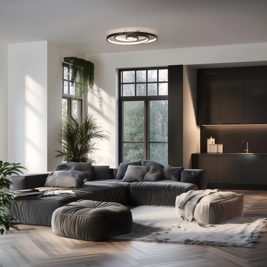 Brilagi - ściemnialna lampa sufitowa LED VELO LED/52W/230V 38x48 cm 3000/4000/6000K + zdalne sterowanie