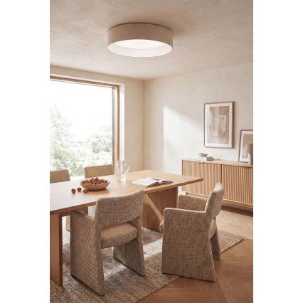 Brilagi - LED ściemnialna lampa sufitowa VELVET SMART VARI LED/24W/230V 3000-6500K Ø 45 cm kremowa + pilot zdalnego sterowania