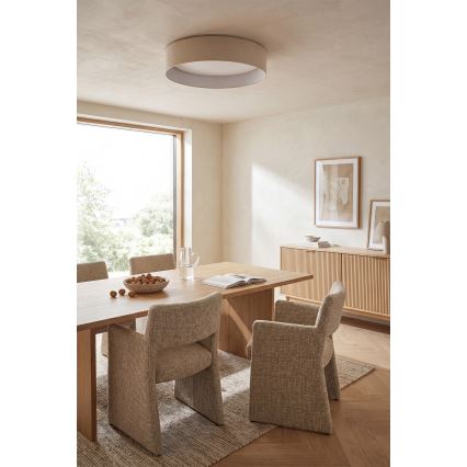 Brilagi - LED ściemnialna lampa sufitowa VELVET SMART VARI LED/24W/230V 3000-6500K Ø 45 cm kremowa + pilot zdalnego sterowania