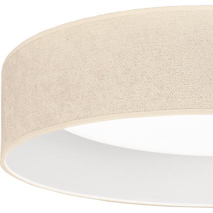 Brilagi - LED ściemnialna lampa sufitowa VELVET SMART VARI LED/24W/230V 3000-6500K Ø 45 cm kremowa + pilot zdalnego sterowania