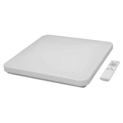 Brilagi - LED ściemnialna lampa sufitowa VELVET SQUARE SMART LED/36W/230V 60x60 cm 2700-6500K Wi-Fi Tuya + pilot zdalnego sterowania różowa