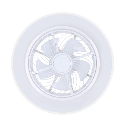 Brilagi - LED Ściemnialna lampa sufitowa z wentylatorem LED/30W/230V 3000-6500K Ø 50 cm biała + pilot zdalnego sterowania