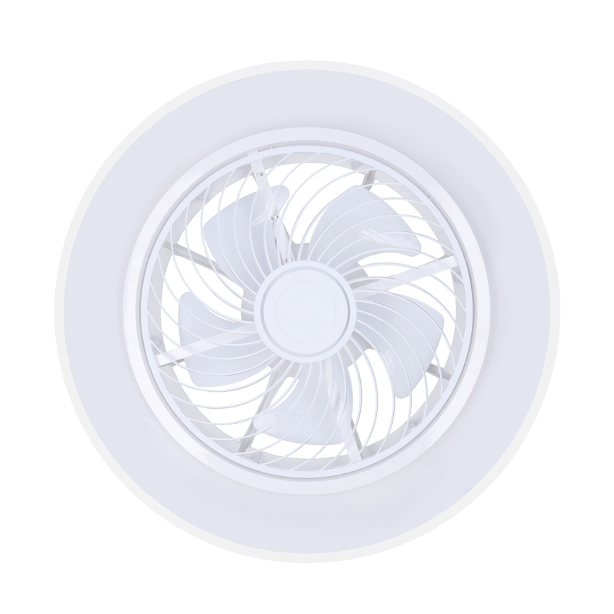 Brilagi - LED Ściemnialna lampa sufitowa z wentylatorem LED/30W/230V 3000-6500K Ø 50 cm biała + pilot zdalnego sterowania