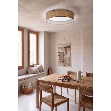 Brilagi - Ściemnialny plafon LED VELVET SMART VARI LED/24W/230V 3000-6500K Ø 45 cm beżowy + pilot zdalnego sterowania
