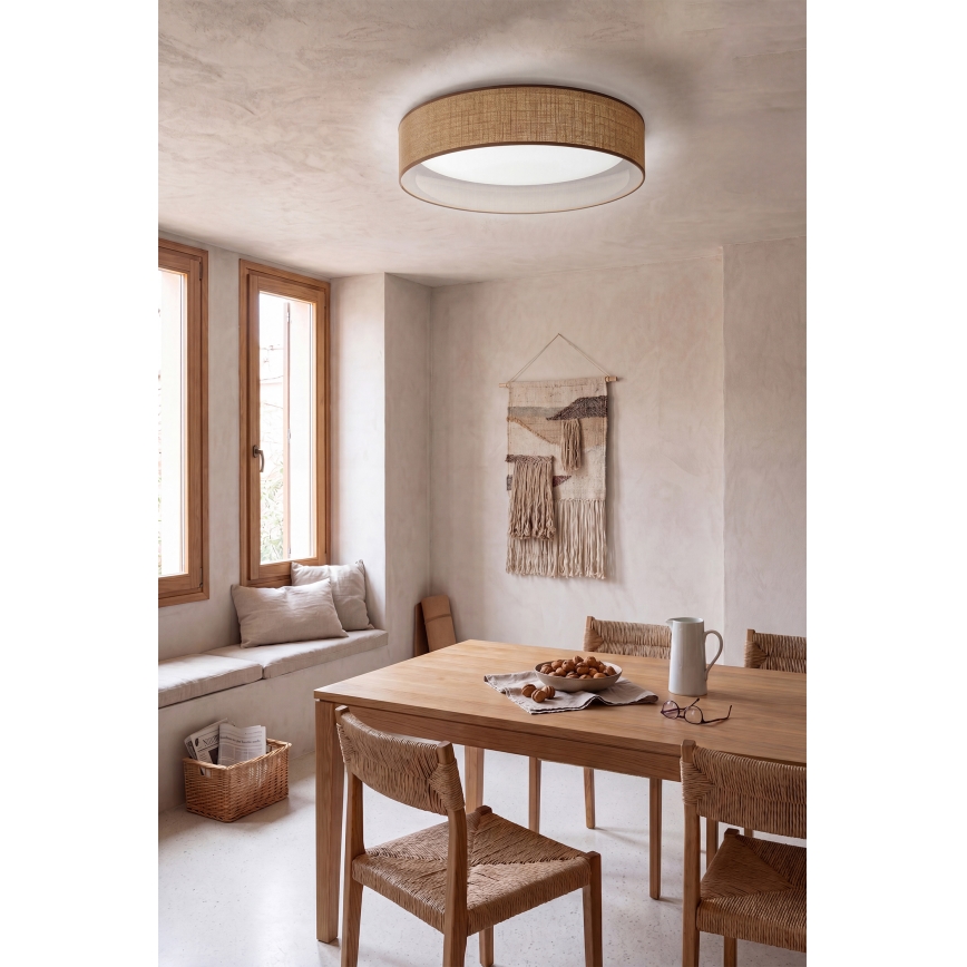 Brilagi - Ściemnialny plafon LED VELVET SMART VARI LED/24W/230V 3000-6500K Ø 45 cm beżowy + pilot zdalnego sterowania