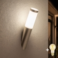 BRILAGI - LED ściemnialna zewnętrzna lampa ścienna ELIA 1xE27/6W/230V 2700-6500K IP44 matowy chrom