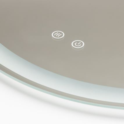 Brilagi - Podgrzewane lustro łazienkowe LED AVA PRO/18,5W/230V Ø 60 cm IP44 CRI 90 ściemnialne + CCT