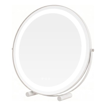 Brilagi - LED ściemnialne lustro do makijażu CALIFORNIA LED/17W/230V 3000/4000/6500K średnica 42 cm białe