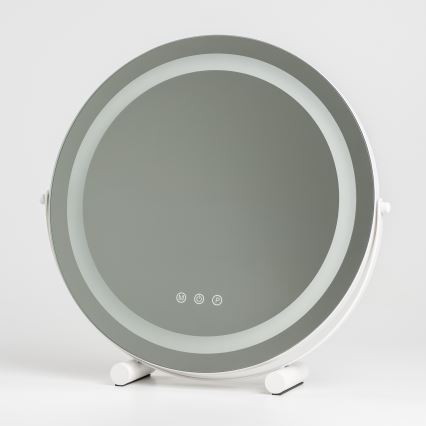 BRILAGI - LED ściemnialne lustro do makijażu CALIFORNIA LED/17W/230V 3000/4000/6500K średnica 42 cm białe