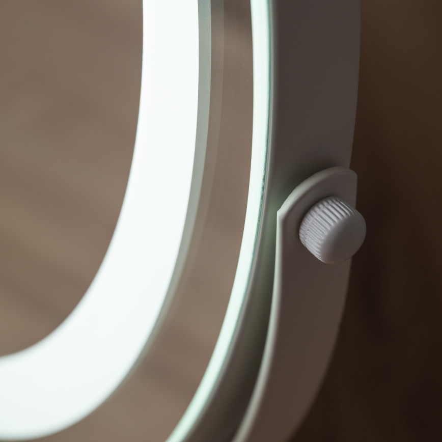 BRILAGI - LED ściemnialne lustro do makijażu CALIFORNIA LED/17W/230V 3000/4000/6500K średnica 42 cm białe