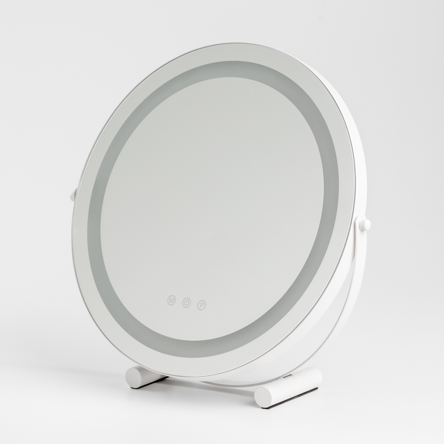 BRILAGI - LED ściemnialne lustro do makijażu CALIFORNIA LED/17W/230V 3000/4000/6500K średnica 42 cm białe