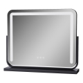 Brilagi - LED ściemnialne lustro do makijażu CALIFORNIA LED/22W/230V 3000/4000/6500K 58x43 cm czarne