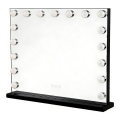 Brilagi - LED Ściemnialne lustro do makijażu HOLLYWOOD LED/15W/230V 3000/4000/6500K 60x50 cm czarne