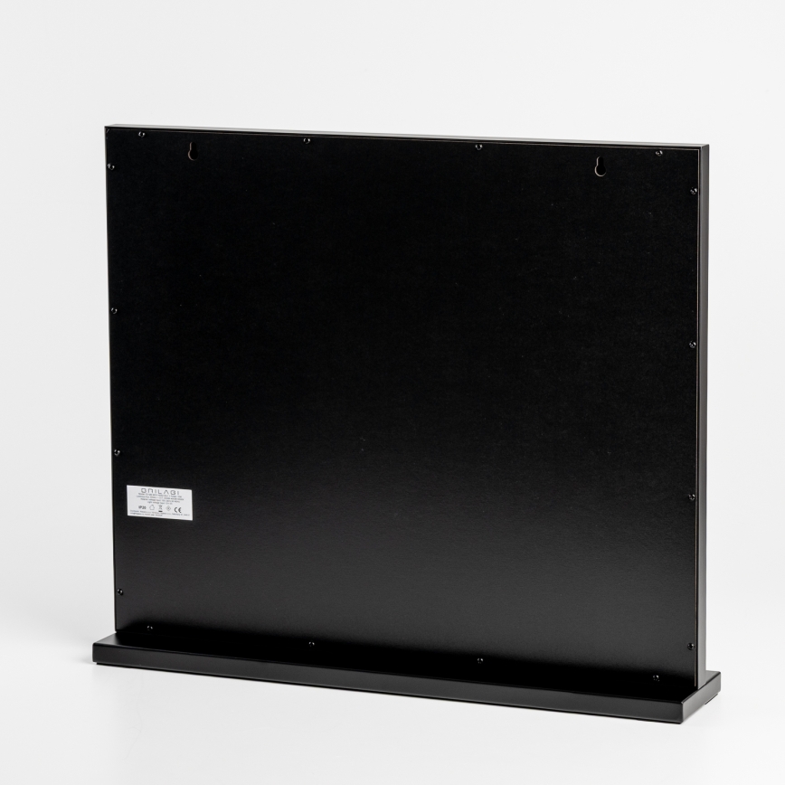 BRILAGI - LED Ściemnialne lustro do makijażu HOLLYWOOD LED/15W/230V CCT + 2x USB 60x50 cm czarne