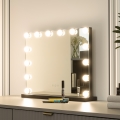 Brilagi - LED ściemnialne make-up lustro HOLLYWOOD LED/15W/230V 3000/4000/6500K