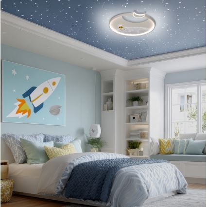 Brilagi - LED Regulowane natynkowe oświetlenie sufitowe ASTRO LED/20W/230V 3000-6000K + pilot zdalnego sterowania