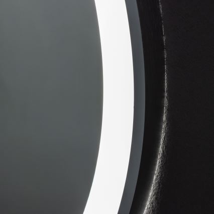 Brilagi - LED ściemnialne podgrzewane lustro łazienkowe z podświetleniem ALU PRO LED/18W/230V Ø 60 cm 3000/4000/6500K IP44 matowy chrom CRI 90