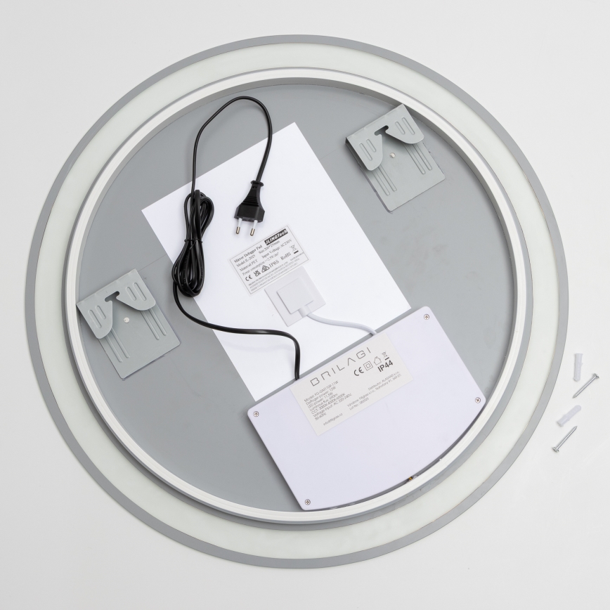 Brilagi - LED podgrzewane lustro łazienkowe AVA ECO LED/11,5W/230V śr. 60 cm IP44 CRI 90 ściemnialne + CCT